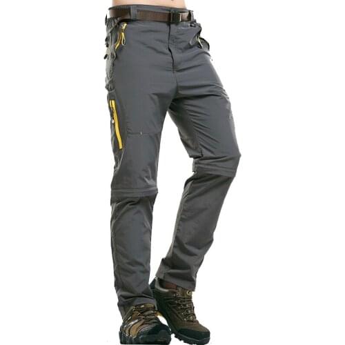 NaranjaSabor 2020 Summer Quick Dry Mens Pants Men Trousers Removable Sweatpants Waterproof Army Pants Mens Brand Clothing 5XL
