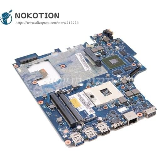 NOKOTION PC Main board For Lenovo G780 Laptop Motherboard QIWG7 LA-7983P 17.3'' HM76 DDR3 GT635M 2GB Video card
