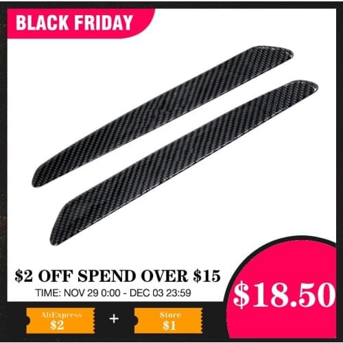 Pcmos Carbon Fiber New Interior Stickers Door Sill Guards Plate Trim Decor Fits For Alfa Romeo Giulia 2017-2018 Chromium Styling