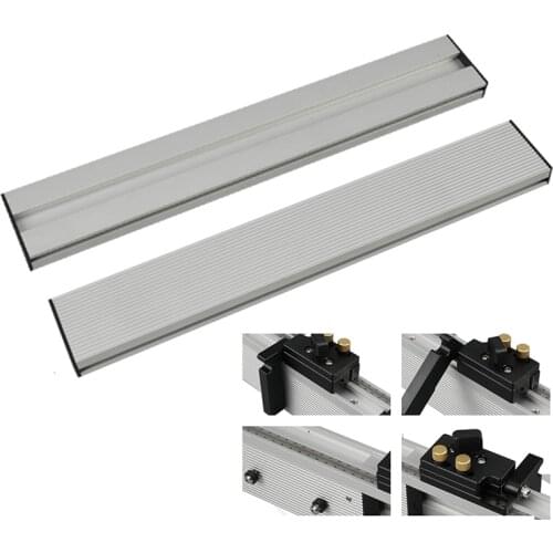 600mm Aluminium Profile 70mm Height T-tracks Woodworking Backer Fence For Wood Working Workbench DIY