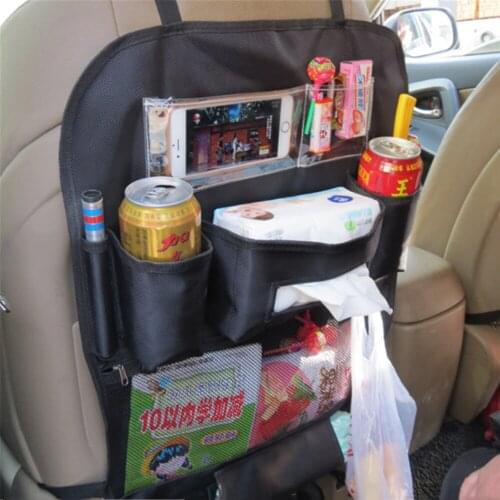 Universal Waterproof Car Back Seat Organizer Storage Bag Multi Pocket Hanging Pouch Assorted Auto Accessories