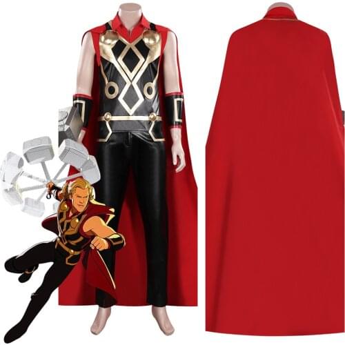 What If - Thor Cosplay Costume Outfits Halloween Carnival Suit