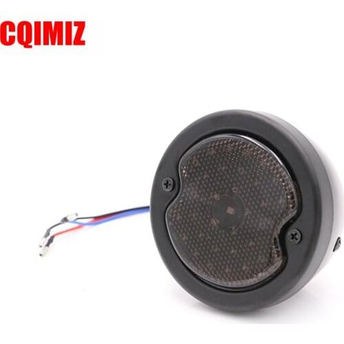 Retro Smoke Lens Motorcycle LED Brake Tail Light For Harley Bobber Chopper Bobber