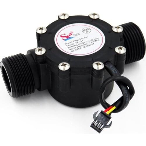 1PCS G1/4 Hall flowmeter Use water dispenser, coffee machine DN15/DN20/DN25 water flow sensor