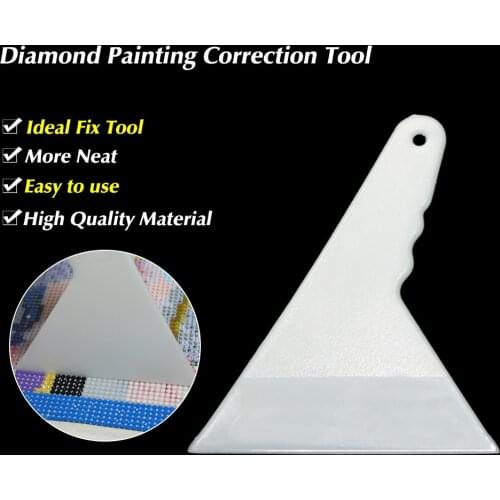 2PCs White Diamond Painting Correction Tools Fix Tools Drawing Accessories Adjusterd Corrector For Diamond Painting Kits