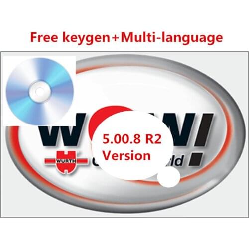 2021 Hot sale for WOW Wurth V 5.00.8 R2 Multi-language With Free Keygen Send DVD CD For Vd Tcs Pro Delphis DS150E Multidiag
