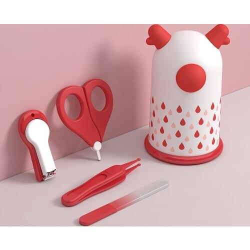 4pcs/set Baby Healthcare Kits Nail Clipper Sets Baby Safety Scissors Special Child Nail Clipper For Newborn Baby Safety Care
