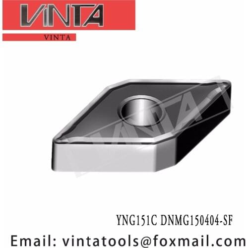 Free shipping high quality 10pcs/lots YNG151C DNMG150404-SF cnc carbide turning inserts