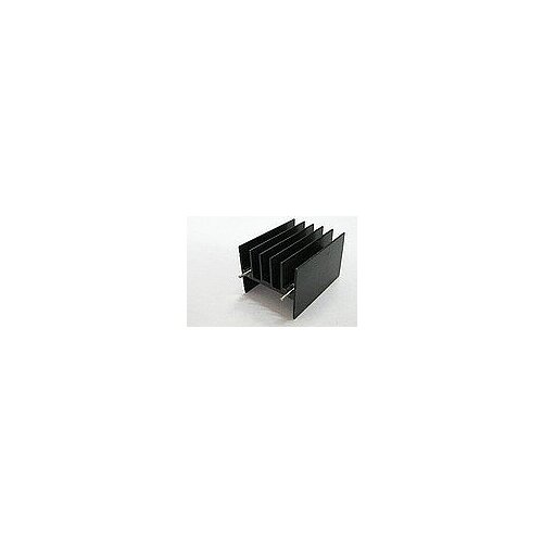 Fast Free Ship 20pcs Black oxidation heat sink 30mm*30mm*25mm T0-220 YB30 aluminum heat sink/cooling fin pin pitch 23 radiator