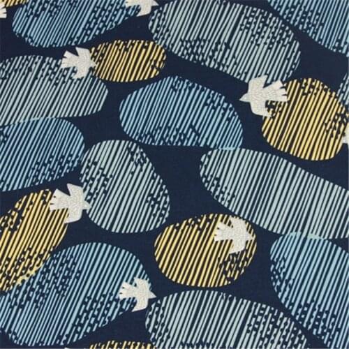 CF819 Blue/Pink Birds Printed Fabric 100% Cotton Fabric Chinese Style Table Cloth Curtain Clothes DIY Patchwork Materials
