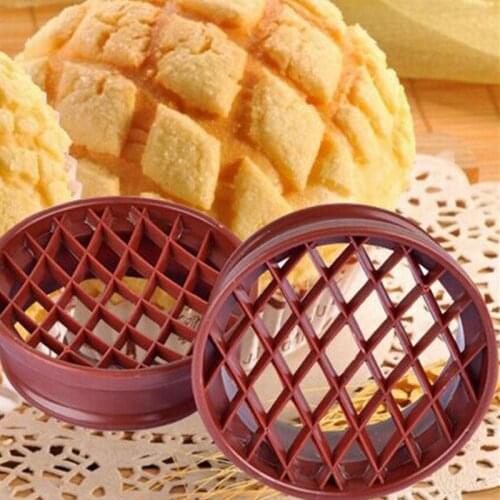 Hong Kong Gourmet Tools Making Sweet Bread Pineapple Bun Cake Mold Pineapple Seal Kitchen Baking Cake Mold Pasta Mold Engraving