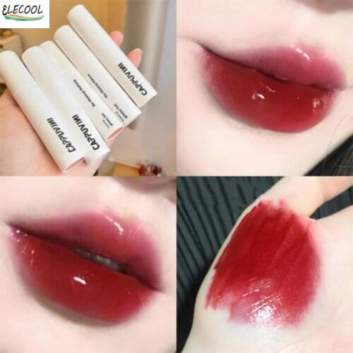 ELECOOL Colors Lipstick Waterproof Long Lasting Moisturizing Mental Beauty Lip Gloss Nude Glitter Lip Gloss Beauty Cosmetic Tool