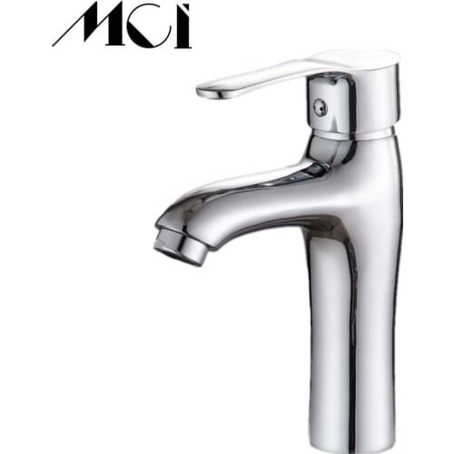 Deck Mount Chrome Bathroom Basin Faucet Shower Bath Faucets Vanity Vessel Sinks Mixer Tap Cold And Hot Water Tap Torneira Mci