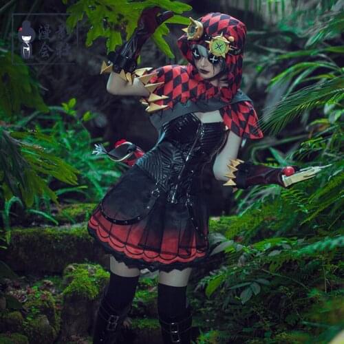 Game Identity V Tracy Reznik Cosplay Costumes Machinist Little Red Riding Hood Uniform Dress Full Set Female Role Play Clothing