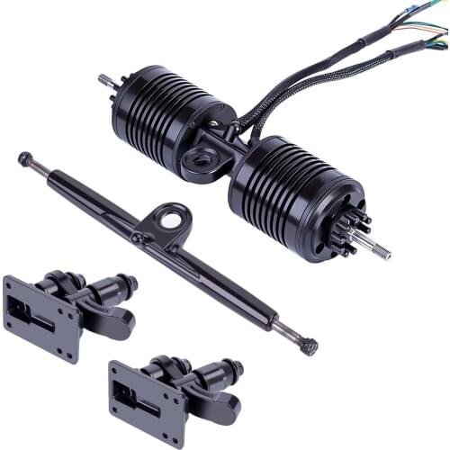 4-Wheel Electric Skateboard Direct Drive Motor Kit(Direct Drive Motor + Adapter for KEGEL Wheel + Front Truck + Double Kingpins)