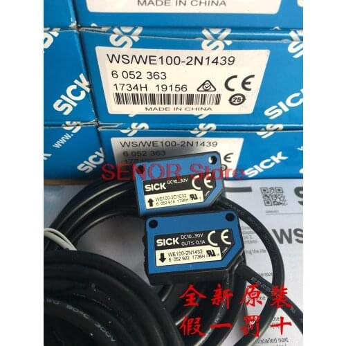 New through-beam photoelectric sensor WE100-2N1432 WS100-2D1032