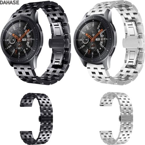 20mm 22mm Stainless Steel Band for Samsung Galaxy Watch 42mm 46mm Wristband for Gear Sport S2 S3 Classic Frontier Metal Strap
