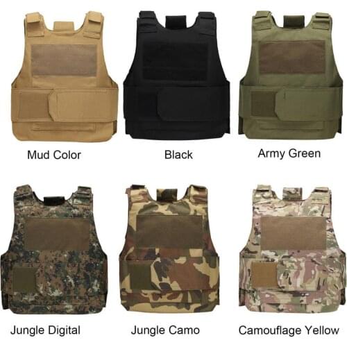 Outdoor Protective Tactical Vest Military Training Equipment for Safety Breathable Camping Backpacking Protective Vest for Men