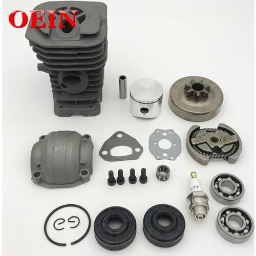 40mm Cylinder Piston Clutch Drum Sprocket Bearing For HUSQVARNA 142 137 141 136 Petrol Chainsaw Top End Rebuild Parts
