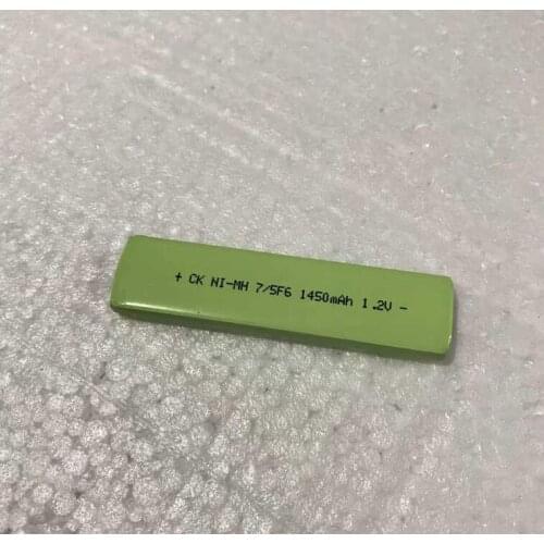 2pcs 1.2V 7/5F6 67F6 1450mAh ni-mh Chewing Gum battery 7/5 F6 cell for panasonic sony MD CD cassette player