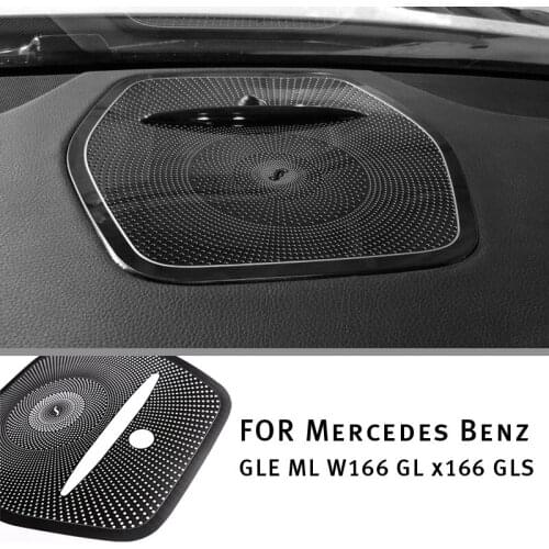 Car Dashboard Speaker Grille Dashboard Speaker Cover Decoration for Mercedes-Benz GLE ML W166 GL X166 GLS