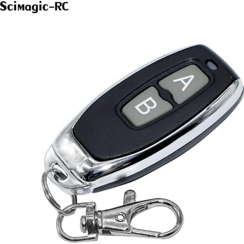 433MHZ Cloning Duplicator Key Fob Distance Remote Control 2 Key Clone Fixed Learning Code For Gate Garage Door Backup Remote Key