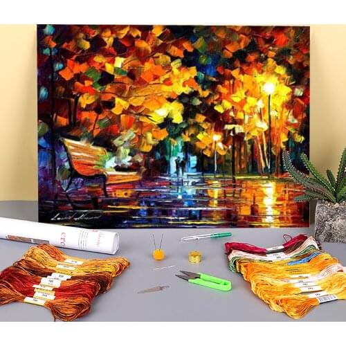 The Soul Night Printed 11CT Cross-Stitch Embroidery Full Kit DMC Threads Handmade Handicraft Hobby Craft Room Decor For Decor