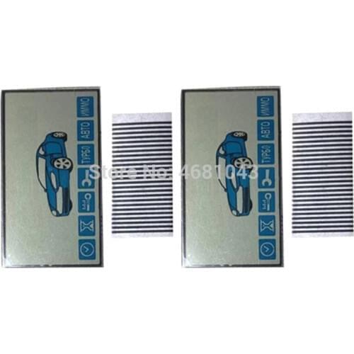 2PCS A93 LCD display flexible cable for Russian 2-way Car Alarm System Starline A93 LCD Remote Control Keychain A93 Key Fob