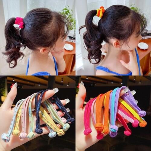 Higood Article 2 / tie with baby girl hair elastic girls high elastic hair bands headdress: rope girl childrens hair band