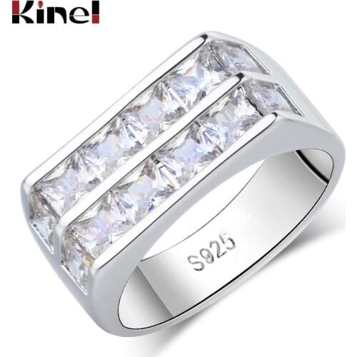 Кольца с фианитами для женщин Kinel China At AliExpress