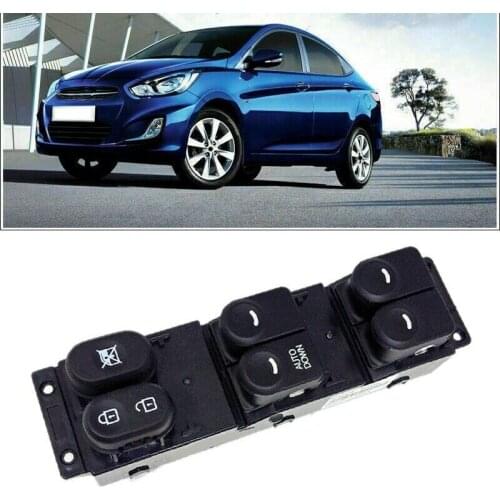 Car Power Window Main Switch Button for Hyundai Accent Solaris 2011-2017 93570-1R111