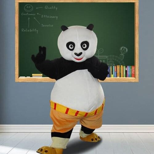 Chinese Panda Bear Mascot Costume Suits Cosplay Party Game Dress Outfits Cosplay Props for Halloween Christmas Party