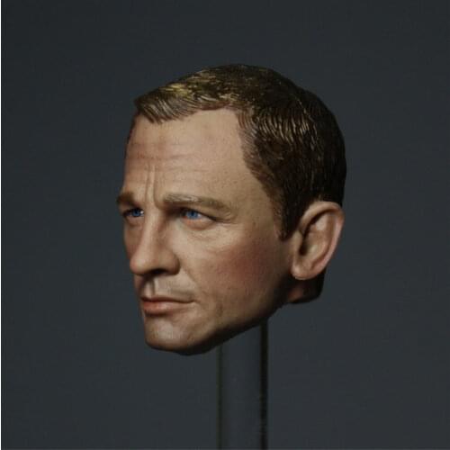 Mnotht 1/6 james bond Head Sculpt 1:6 Scale Male Solider Head Carving Model For 12in Action Figures l30
