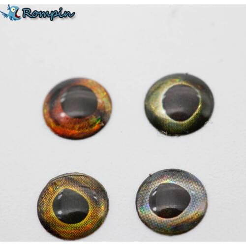 Rompin 100pcs 5.8mm Special 3D Fishing Lure fish Eyes for Unpainted Crankbaits Lure Bodies Blank Minnow Hard Baits Tackle Craft