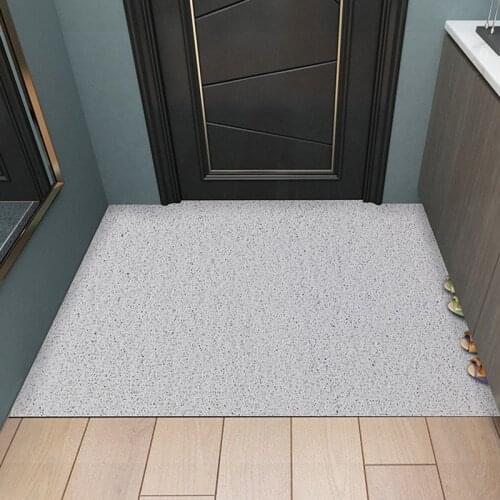 Modern PVC Home Door Mat Carpet Living Room Mat Kitchen Mat Bath Mat Non-slip Mat Entrance Doormat Solid Color Custom Mat Carpet