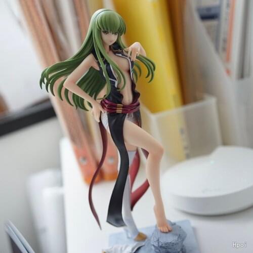 Japanese Anime C.C. 21cm Code Geass R2 Lelouch of The Rebellion PVC Action Figure Toy Game Statue Collectible Model Doll
