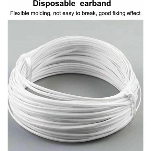 100M 3mm Round Elastic Thin Band Cord Craft Thread Stretch String Masks Rope