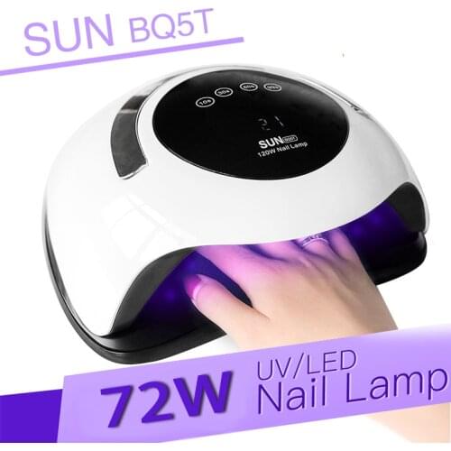 120W UV Lamp LED Nail Dryer Professional Nail Polish Nail Polish All Gel Polish Sensor Solar LED Light Nail Nail Tools
