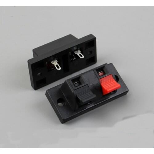 2-digit audio quick wiring aging test clip square outer terminal block 5pcs