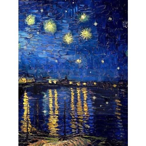 5d diamond painting a starry night Cross Stitch diamond picture Resin Diamond Embroidery 5d diamond mosaic wall decor painting