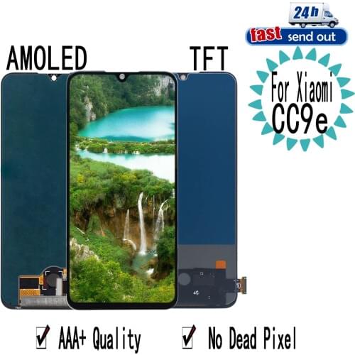 6.01" CC9E AMOLED For Xiaomi Mi A3 LCD Display Touch Screen Digitizer Assembly Replacement For Xiaomi CC9E