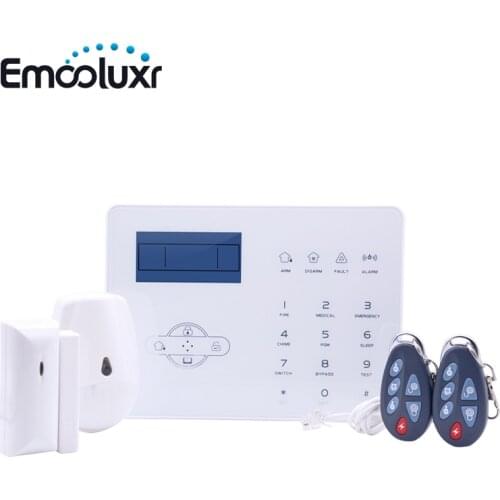 French GSM Alarme Masion 433mhz Wireless GSM PSTN Home Anti-thief Burglar Alarm Security System with Pet PIR Sensor