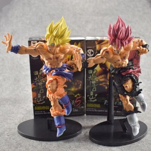Son Goku Anime Figure Dragon Ball Figurine Wars Damage Figma PVC Toys Figural Juguetes Brinquedos Action Figma Collection Toys