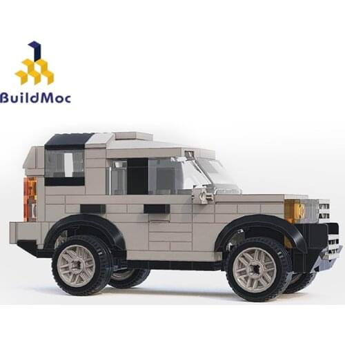 Buildmoc City Car Off-road Truck Vehicle Moc Building Blocks City SUV Super-car Educational Toys For Children Technology Gifts