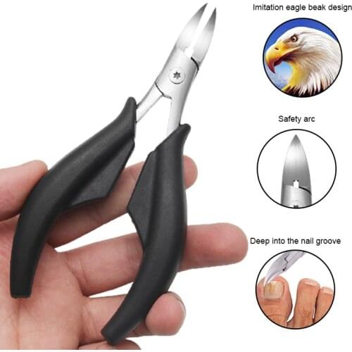 Nail Clippers For Paronychia Pointed Beak Olecranon Pliers Stainless Steel Ingrown Pedicure Pliers Nail Groove Scissors Tool