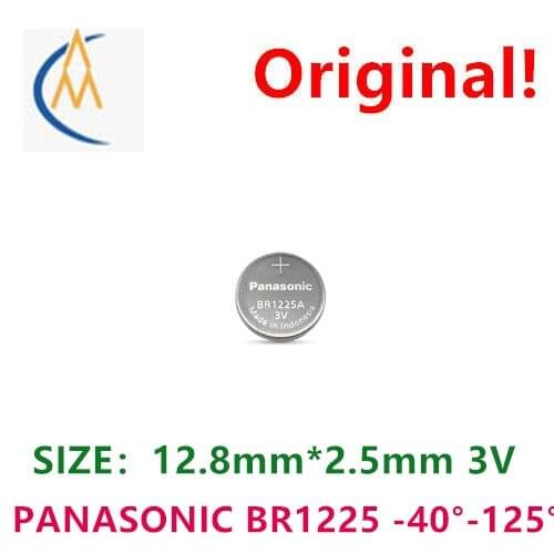 Br1225a industrial control motherboard ultra high temperature resistant probe button battery - 40 ℃ to + 125 ℃ 3V Panasonic