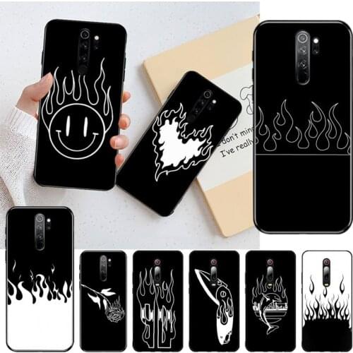 HUAGETOP Flame Blaze Power Torch Soft Phone Cover for Redmi Note 9 8 8T 8A 7 6 6A Go Pro Max Redmi 9 K20