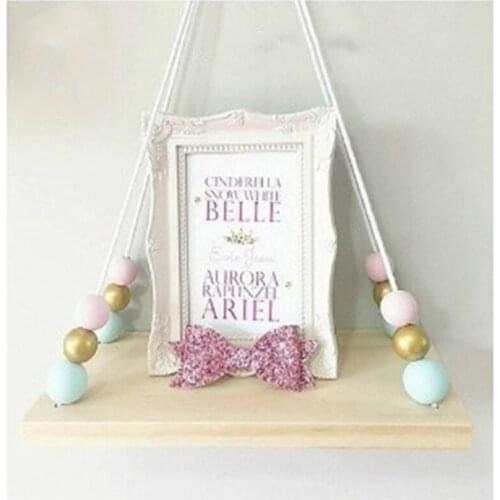 Rack christmas Nordic wood Wall Hanging hanger Board Child room decoration photography Home craft DIY INS