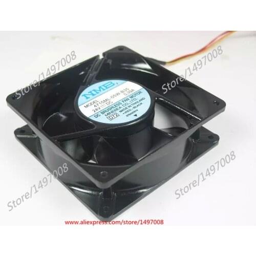 NMB-MAT 4715ML-05W-B35 D72 DC 24V 0.39A 120x120x38mm Server Cooling Fan