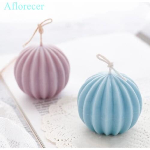 New Simple Vertical Ball Candle Mold for Candle making Grain Cactus Acrylic Craft Candle Mould